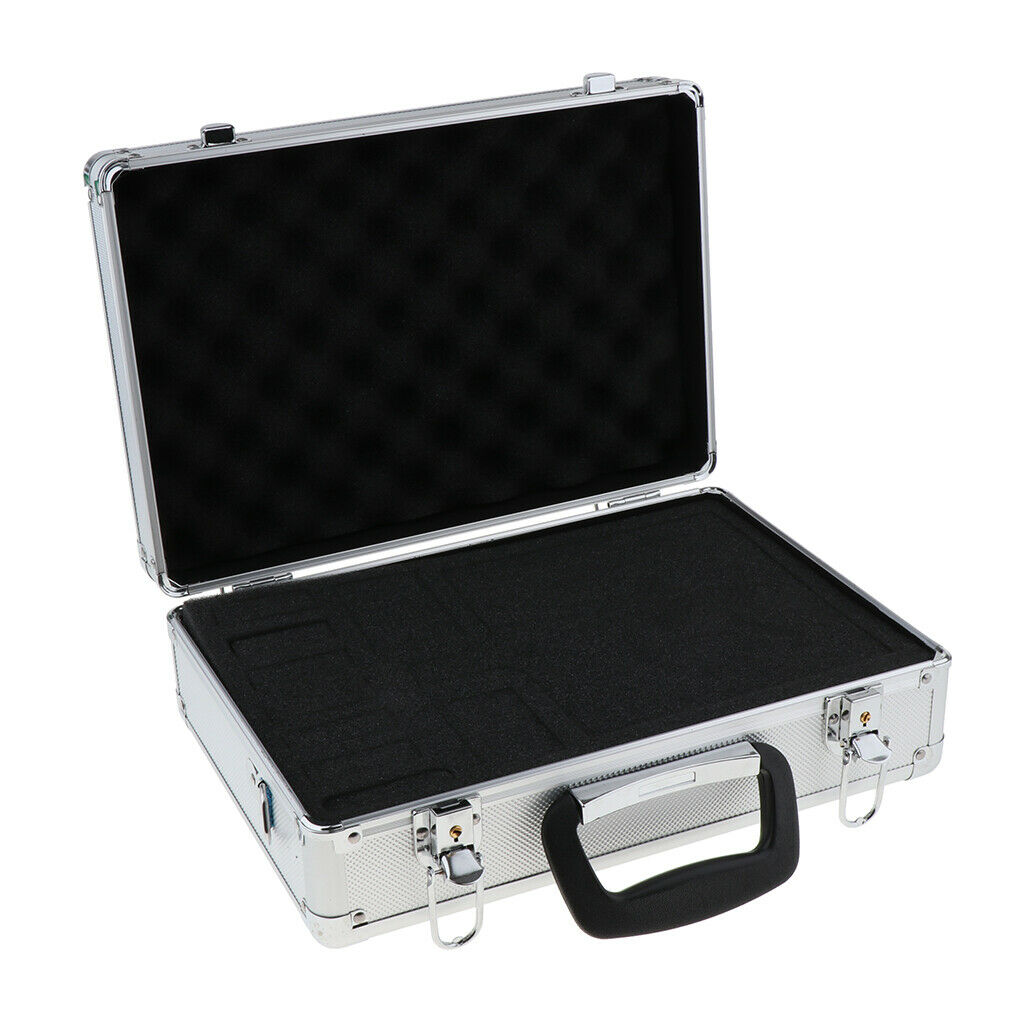 Metal Carrying Hard Case w/ Foam for JR FUTABA FLYSKY Transmitter Receiver