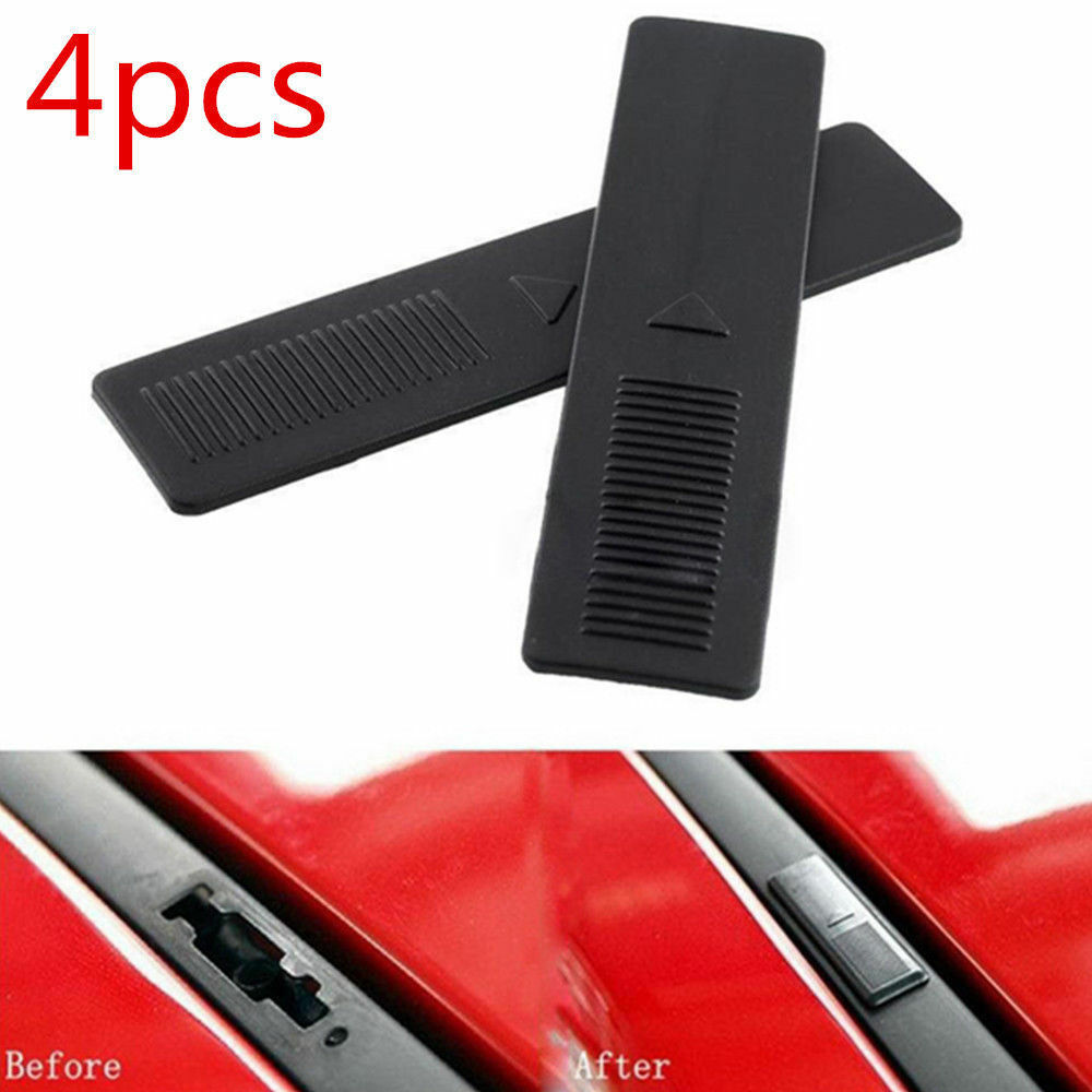 Top 4 Pcs Car Black Roof Rail Rack Moulding Clip Cover Fit For Mazda 3 6 CX7 CX9