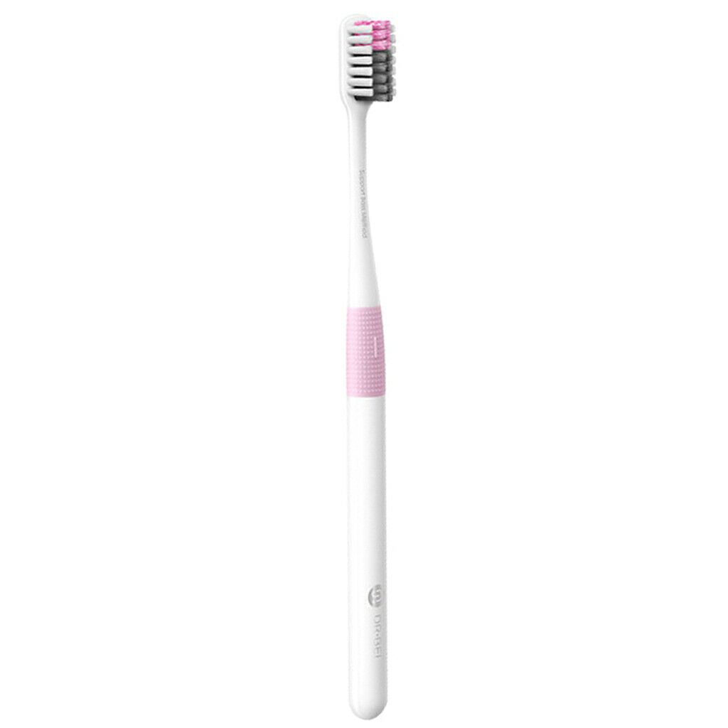 Soft Bristle Toothbrush Oral Care Tooth Brush for Adults Kids Travel Pink