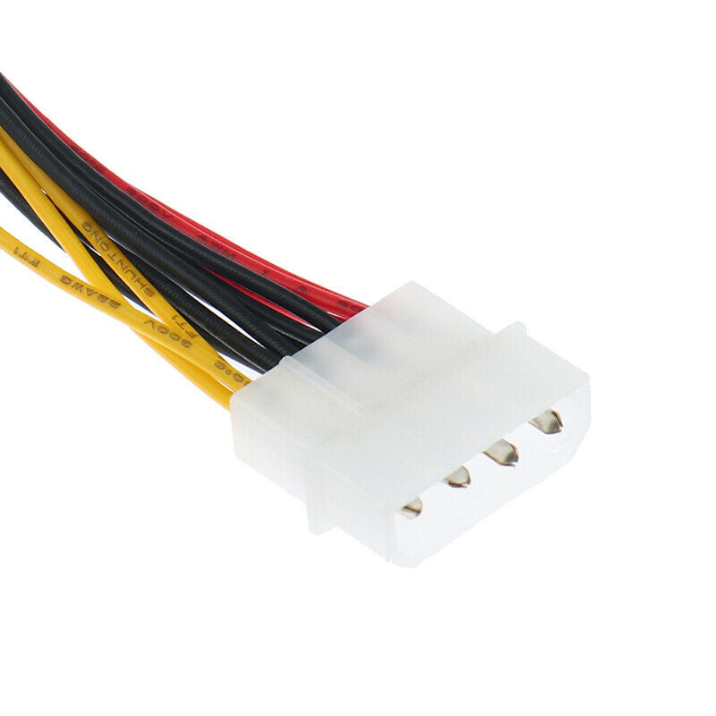 4Pin IDE To 3 SATA Power Splitter Extension Cable Connectors Computer Plu.l8
