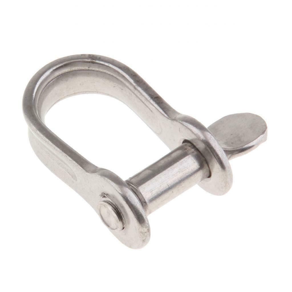 Boat/Marine/Sailing Anchor Shackle Instruments D Shackle Pin 304 Marine Grade