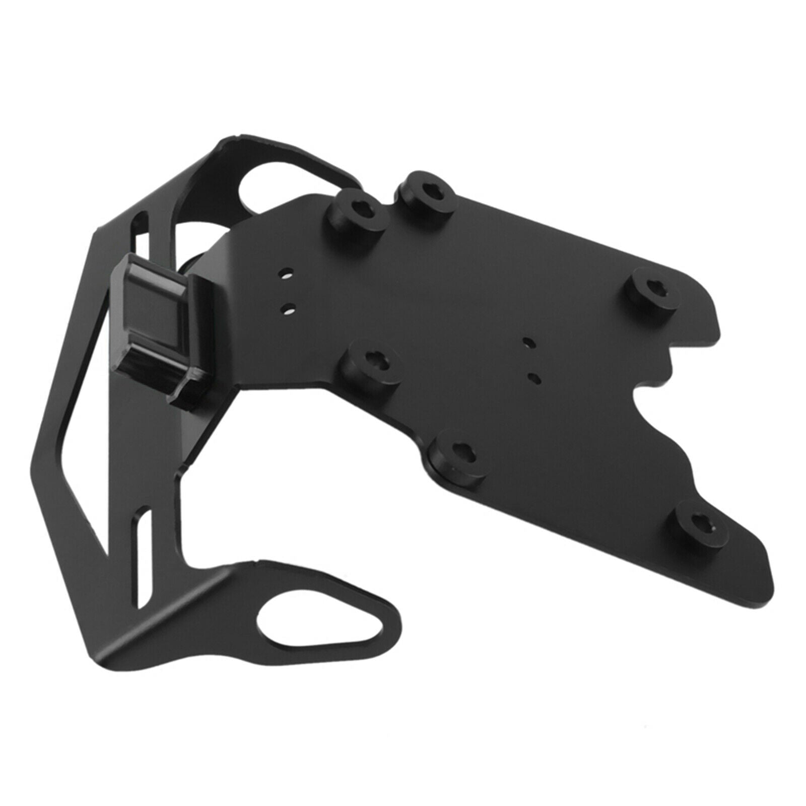 New License Holder Bracket Assembly Compatible with Yamaha Tenere 700 Black