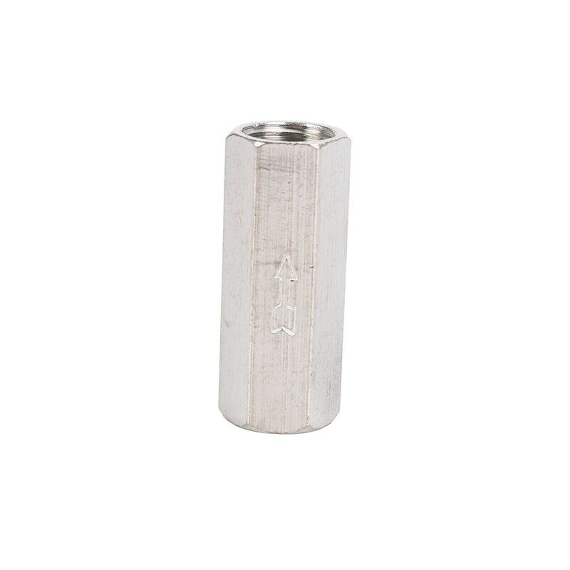 Brass 1/4'' Threaded BSPP Female Full Port One Way Air Check Gas Oil Water ValI3