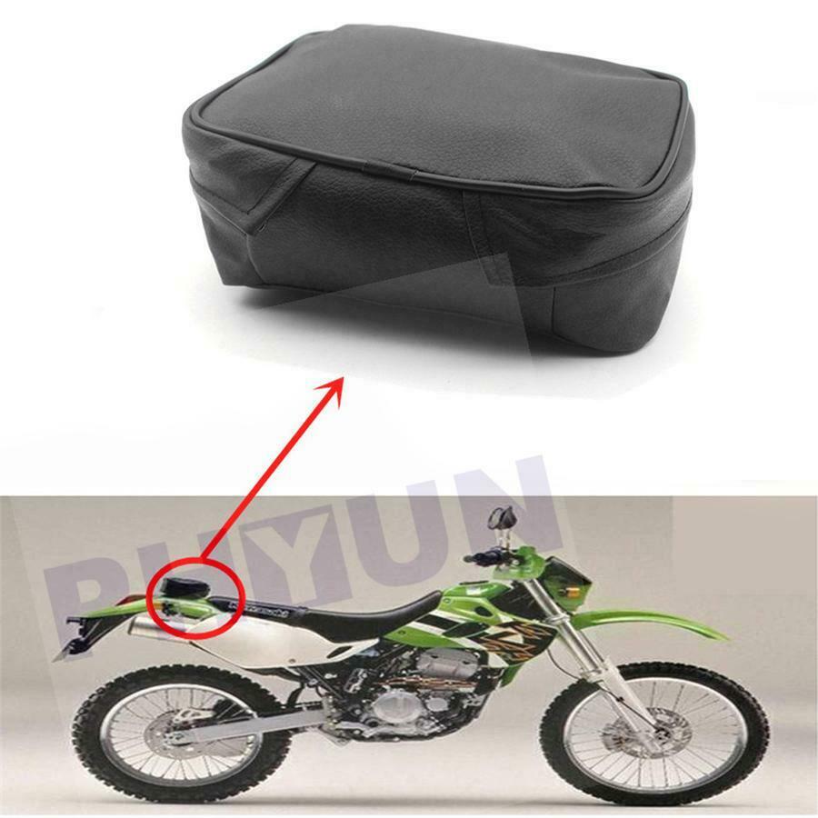 Motorcycle Bag Leather Off Road Motorcycle Tool Bag Tail Kit Storage PU Leather