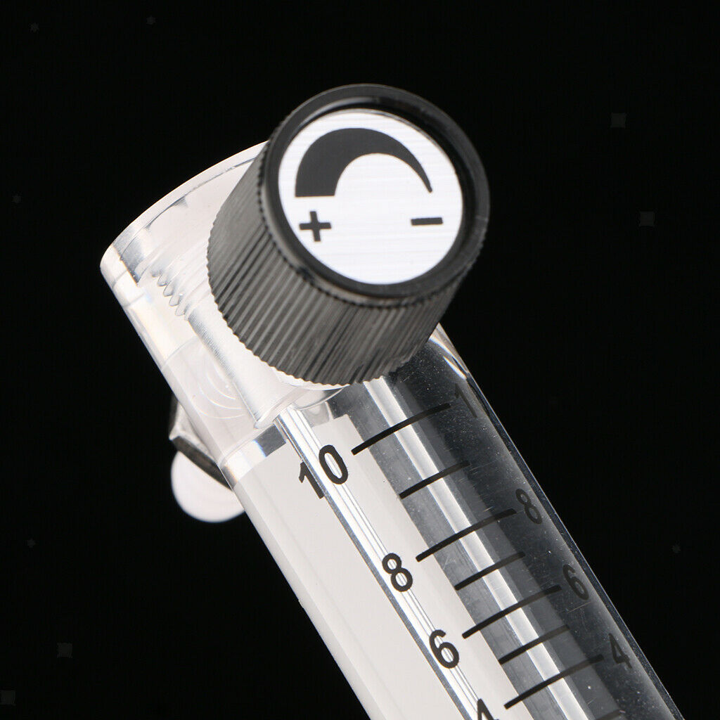 Oxygen Single-phase Flow Meter Supplies 0.5-5L w/ Valve Home Oxygen Bar