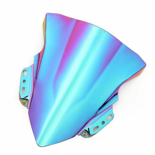 Dark Iridium Double Bubble Windshield for Kawasaki Ninja 250 SL 2014-2017