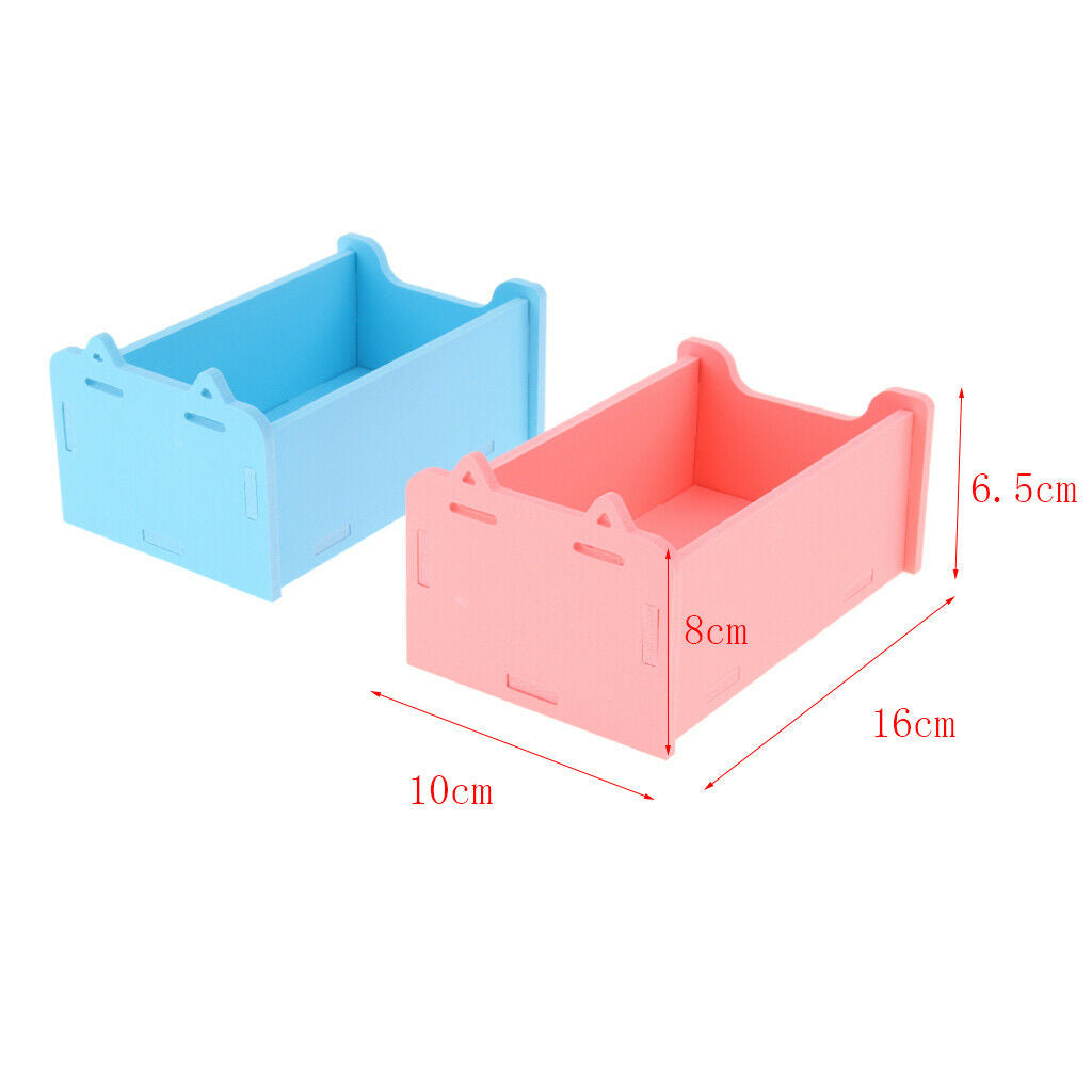 Small Animals Hamster Sauna Sand Bath Room Shower Bathing Pool Blue