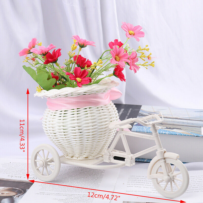 Flower Basket Container Home Vase Wedding Bike Tricycle Home Wedding Deco.l8