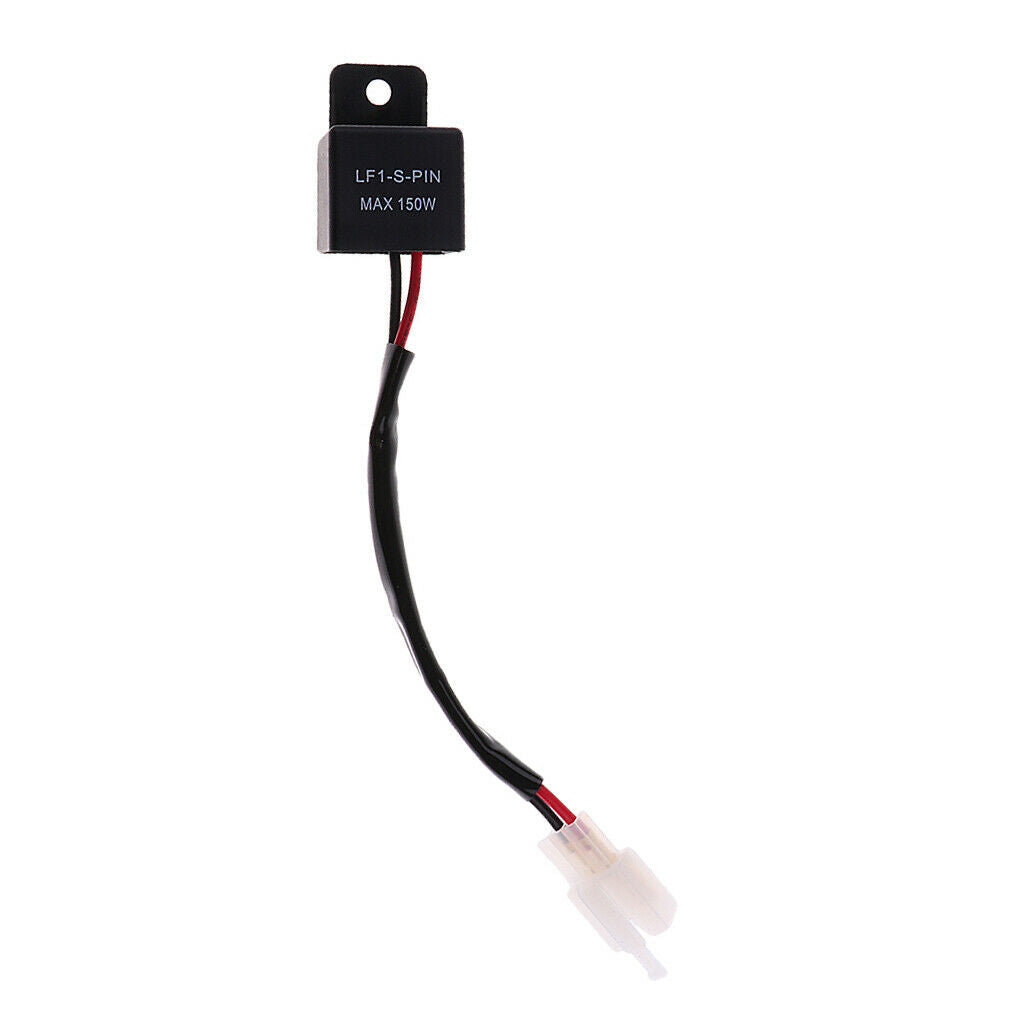 Speed Adjustable LED Flasher Relay Motorcycle Turn Signal Indicator