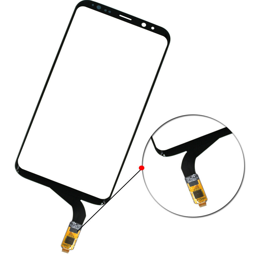 For Black   Galaxy S8 Plus LCD Touch Screen Digitizer Glass Replacement -