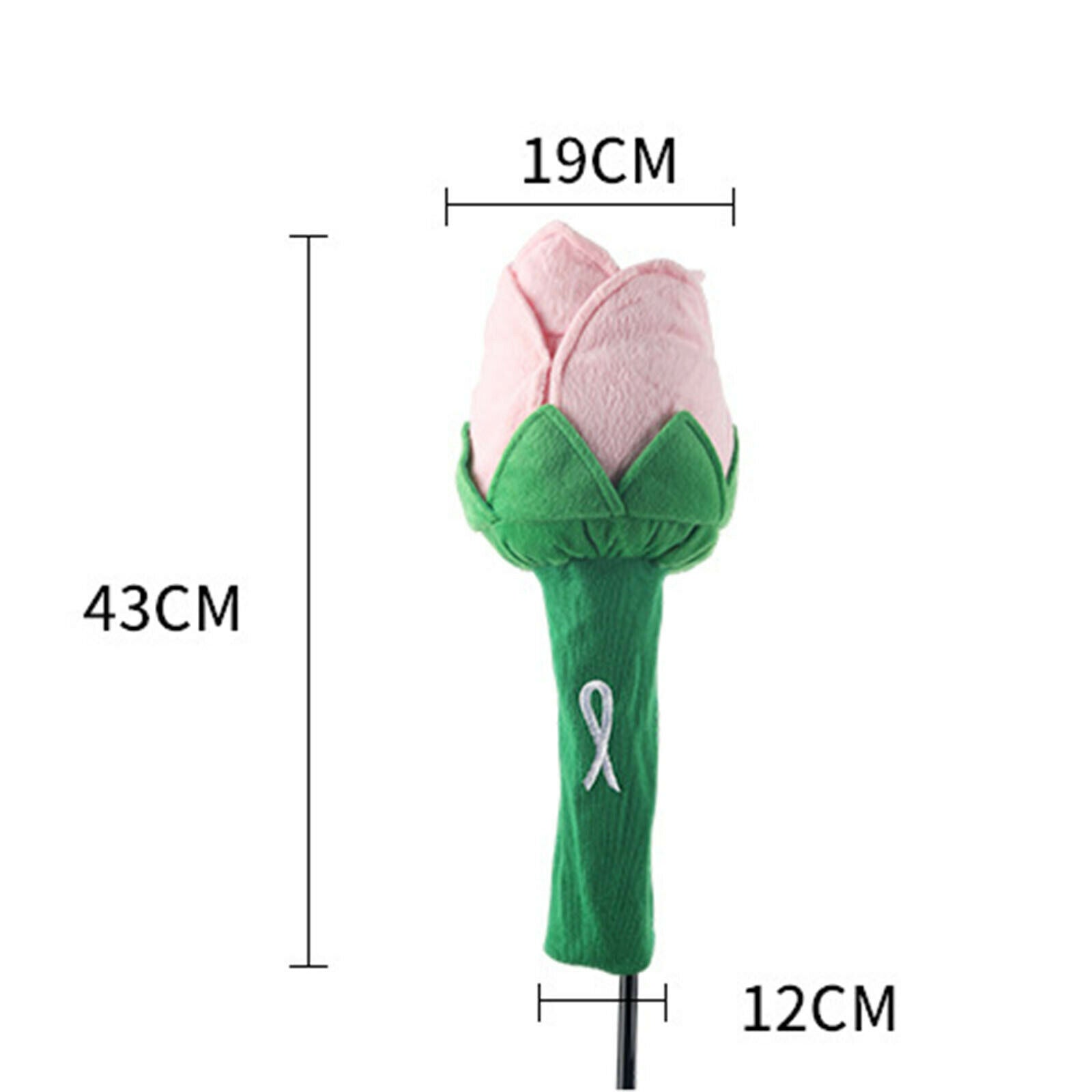 Cute Plush Flower Golf Driver Headcover 460cc Wood Headcovers Protector