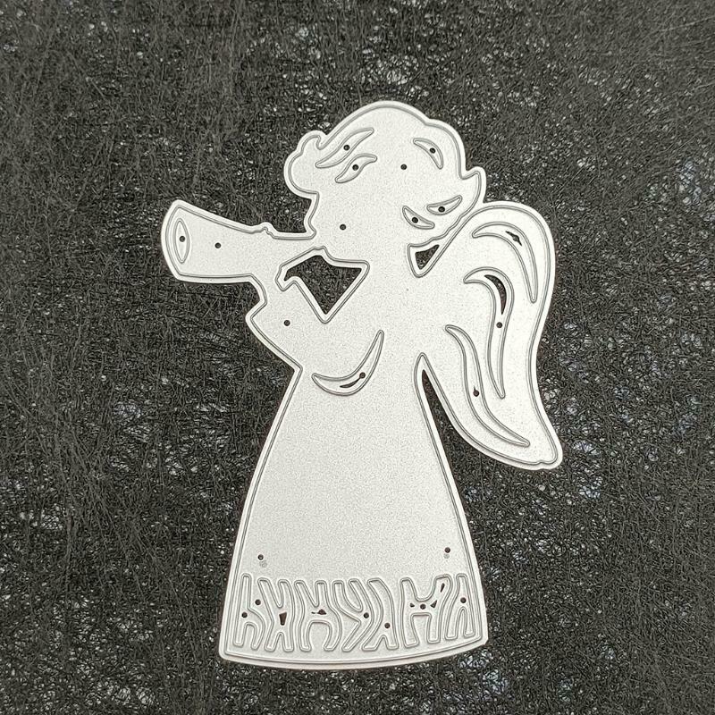 Trumpet Angel Metal Cutting Dies Stencil DIY Scrapbooking Album Paper Card Mold