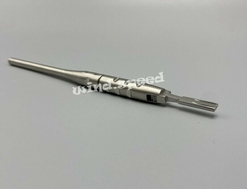10pcs Dental Surgical Scalpel Handle Blade Holder Adjustable #3 Stainless Tool