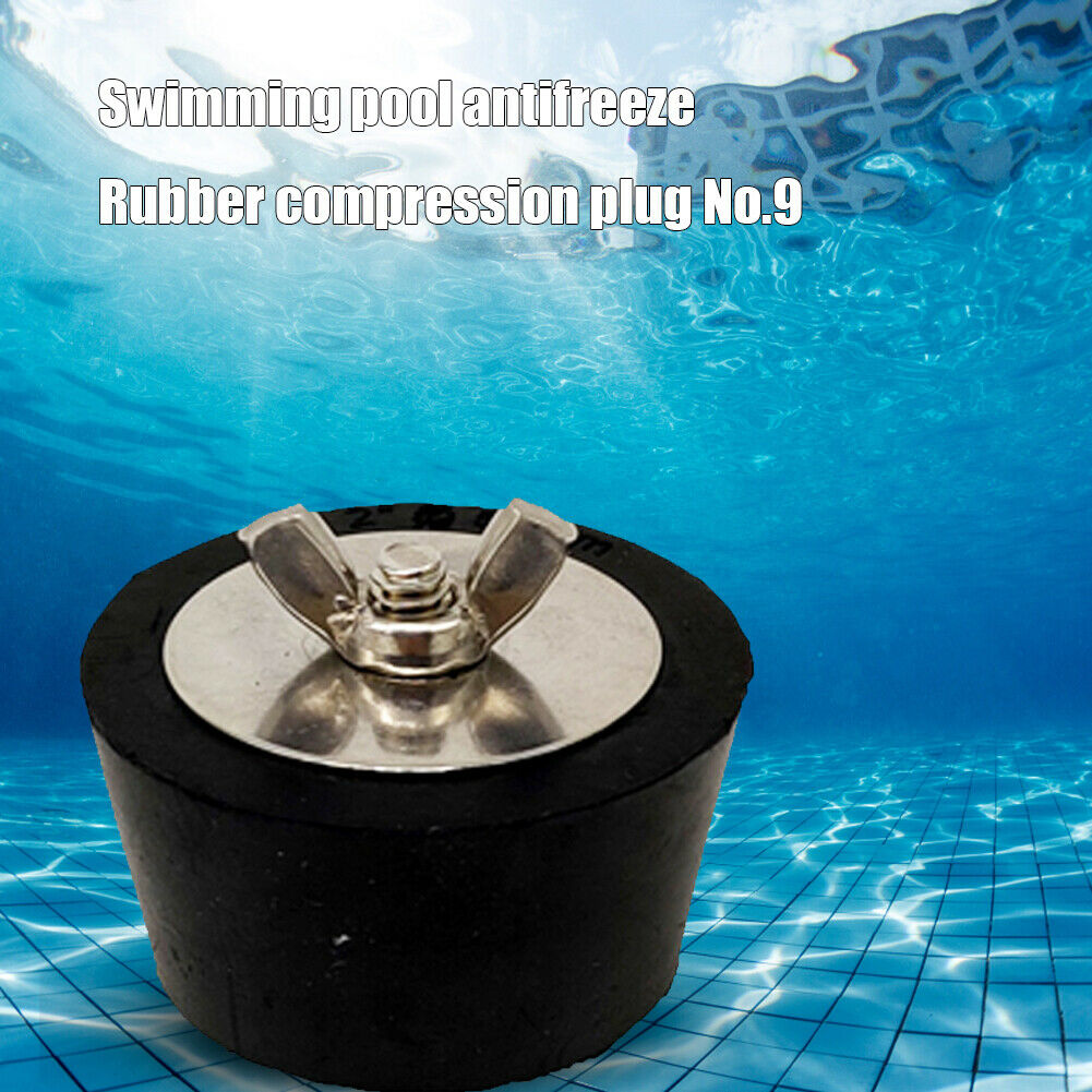 Rubber Expansion Winterizing Stopper Plug Swimming Pool Antifreeze Plugs @