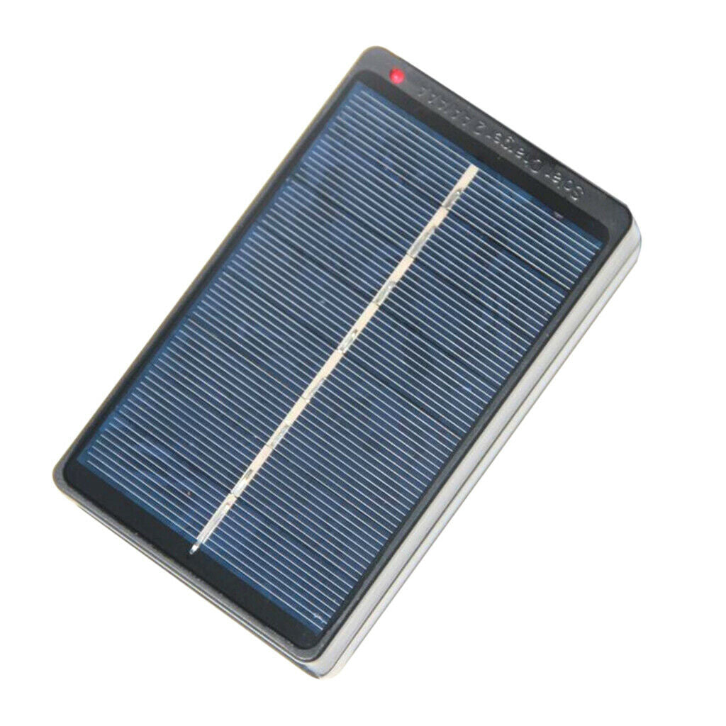 1W Solar Charger Power Bank Outdoor Portable Charger for 4pcs Rechargeable