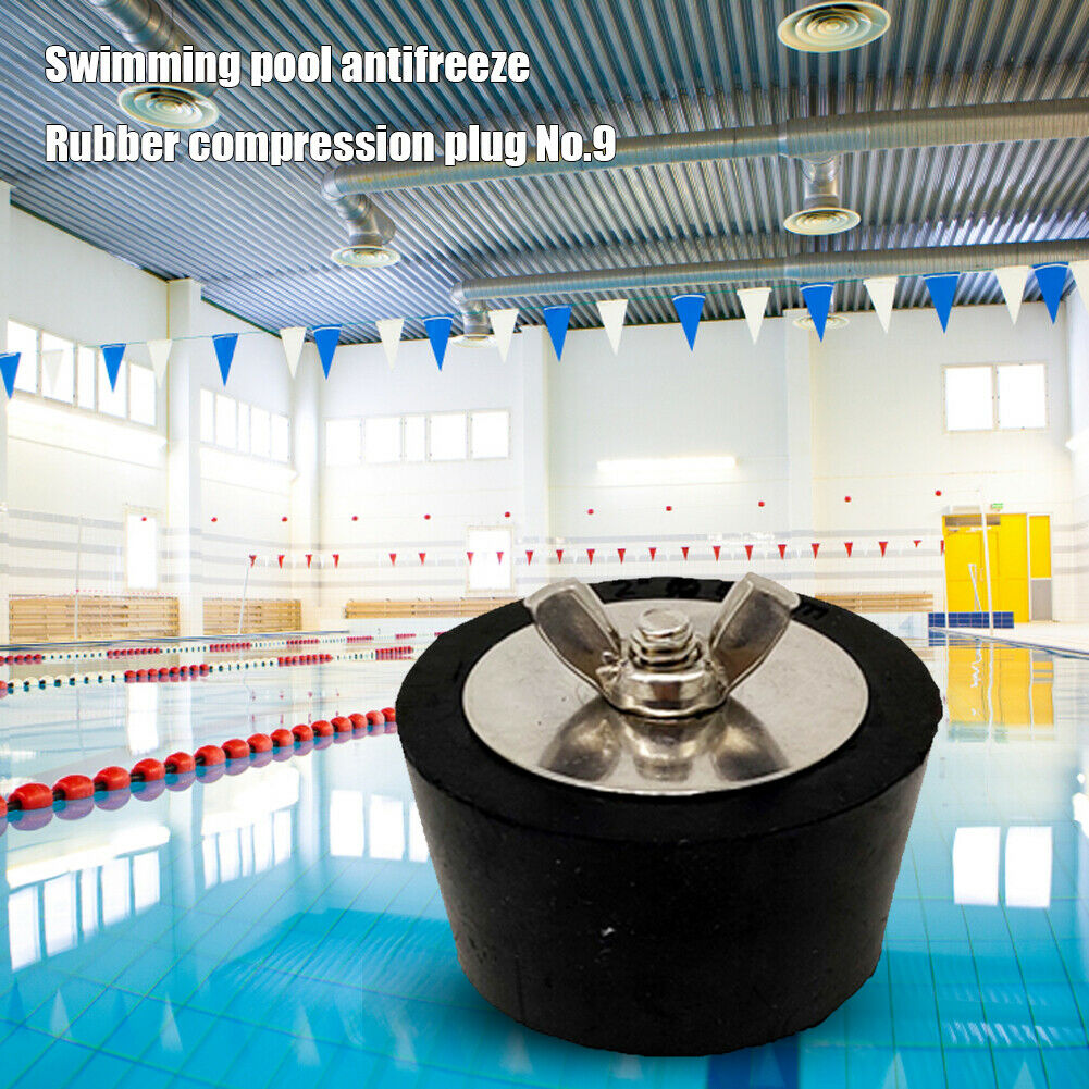 Rubber Expansion Winterizing Stopper Plug Swimming Pool Antifreeze Plugs @