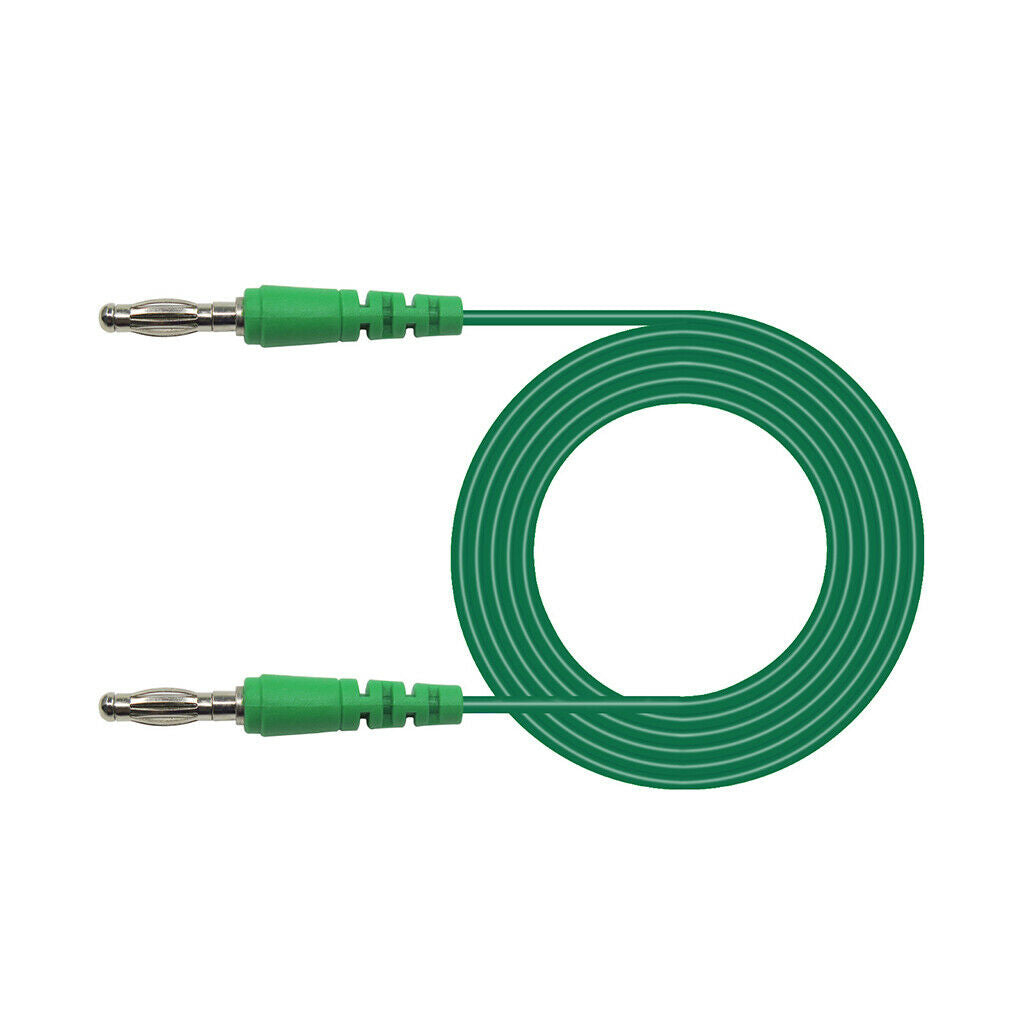 5Pcs 4mm Banana to Banana Plug Male to Male Test Cable Set for Multimeter (1M)