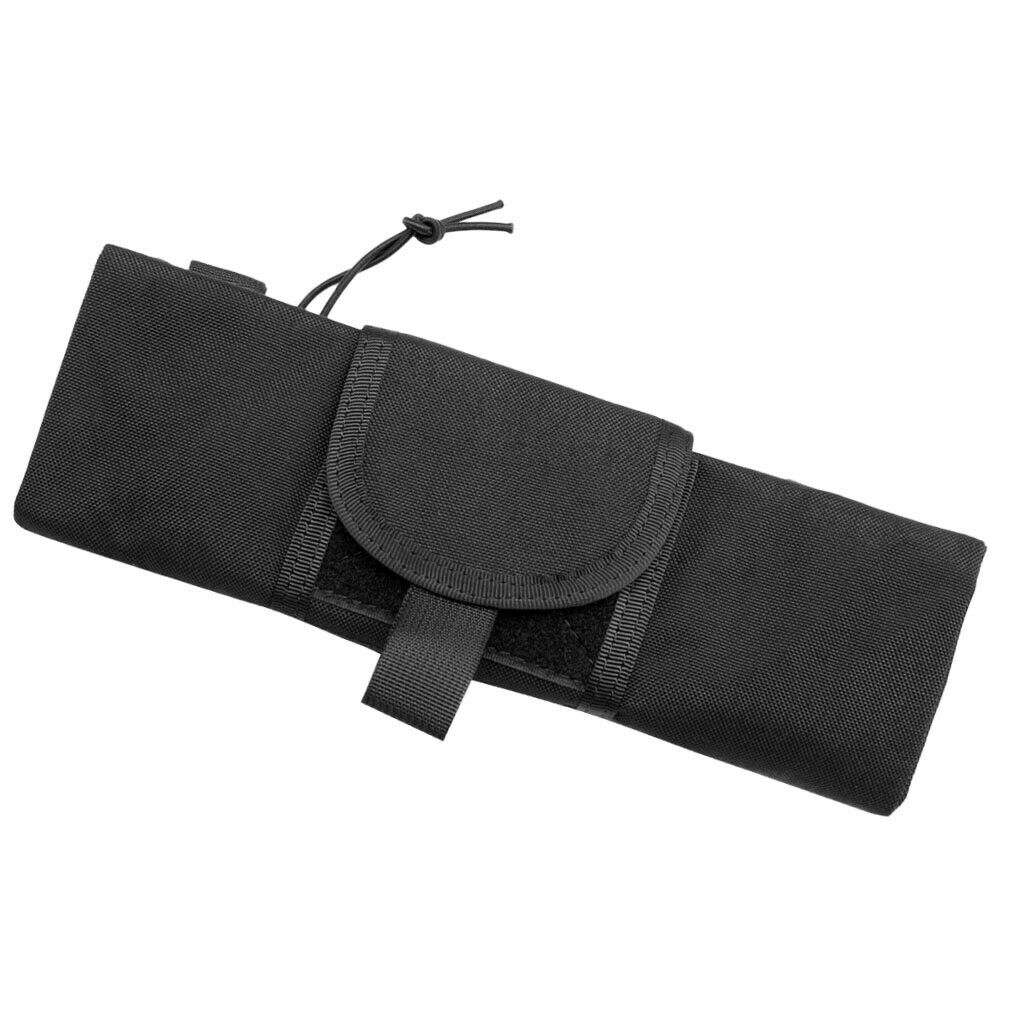 Camping Hunting Molle Magazine Dump Drop Pouch Compact Bag black
