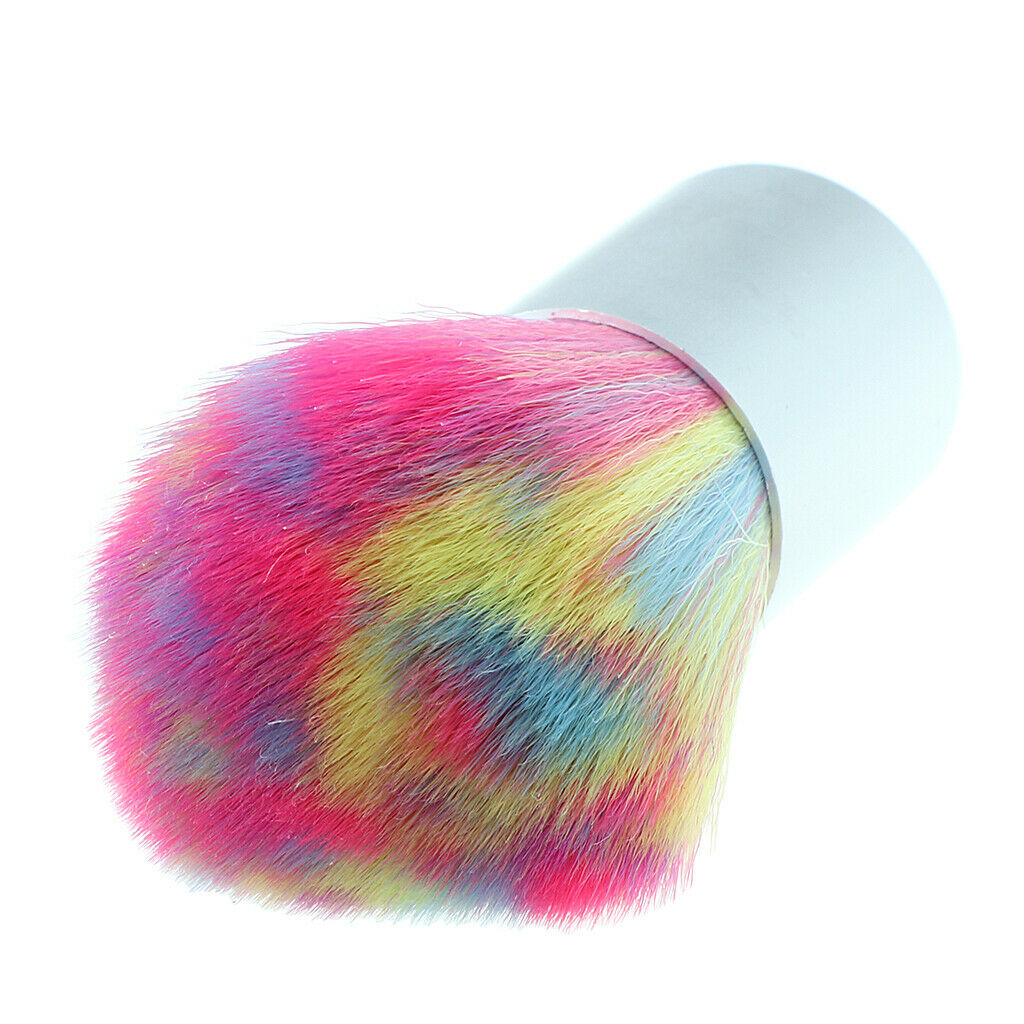 Nail Art Dust Brush UV Gel Nails Polish Remover Cleaner Neck Duster Brush