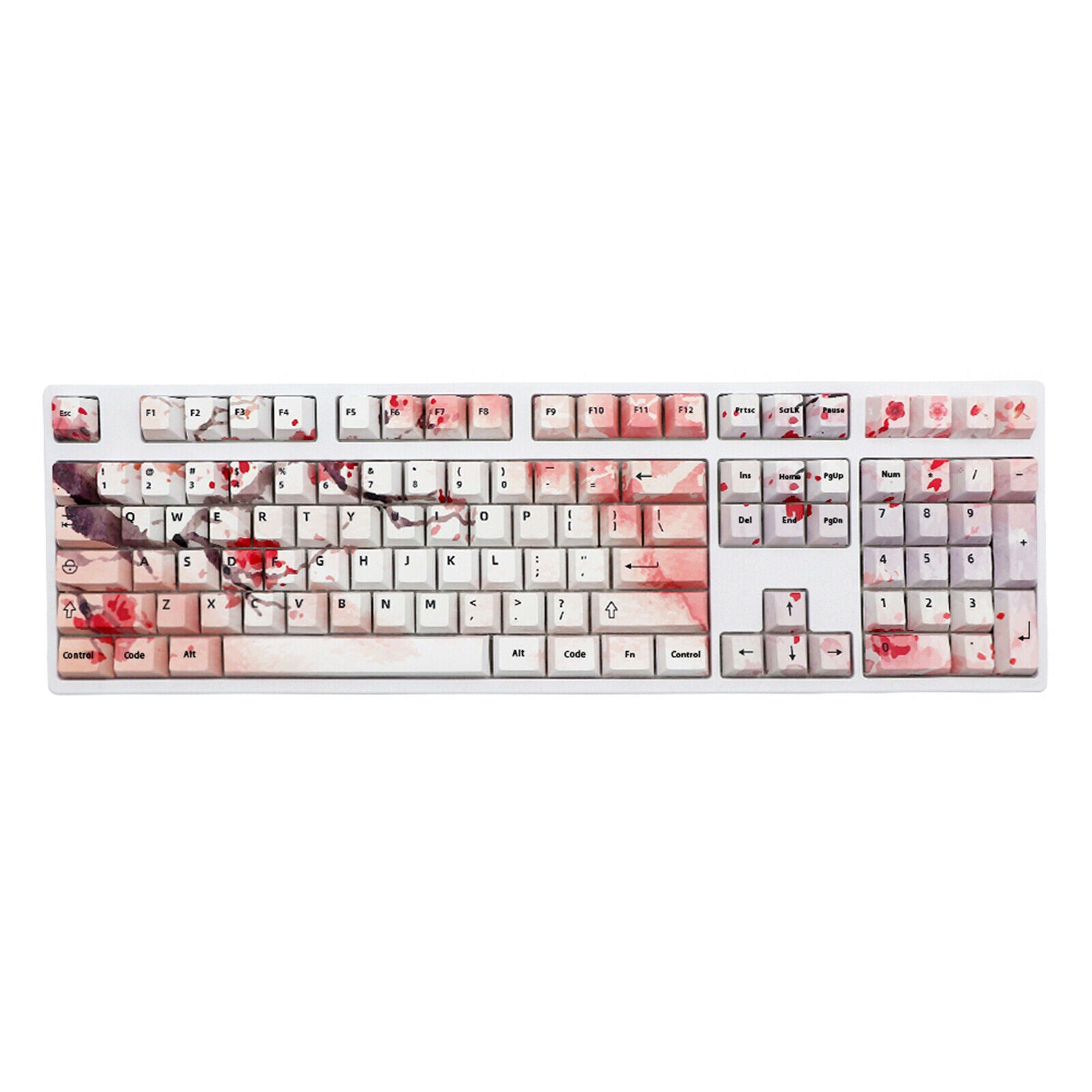 DIY PBT 108 Keys Keycaps Cover for 68 72 Gaming Mechanical Keyboard Professional