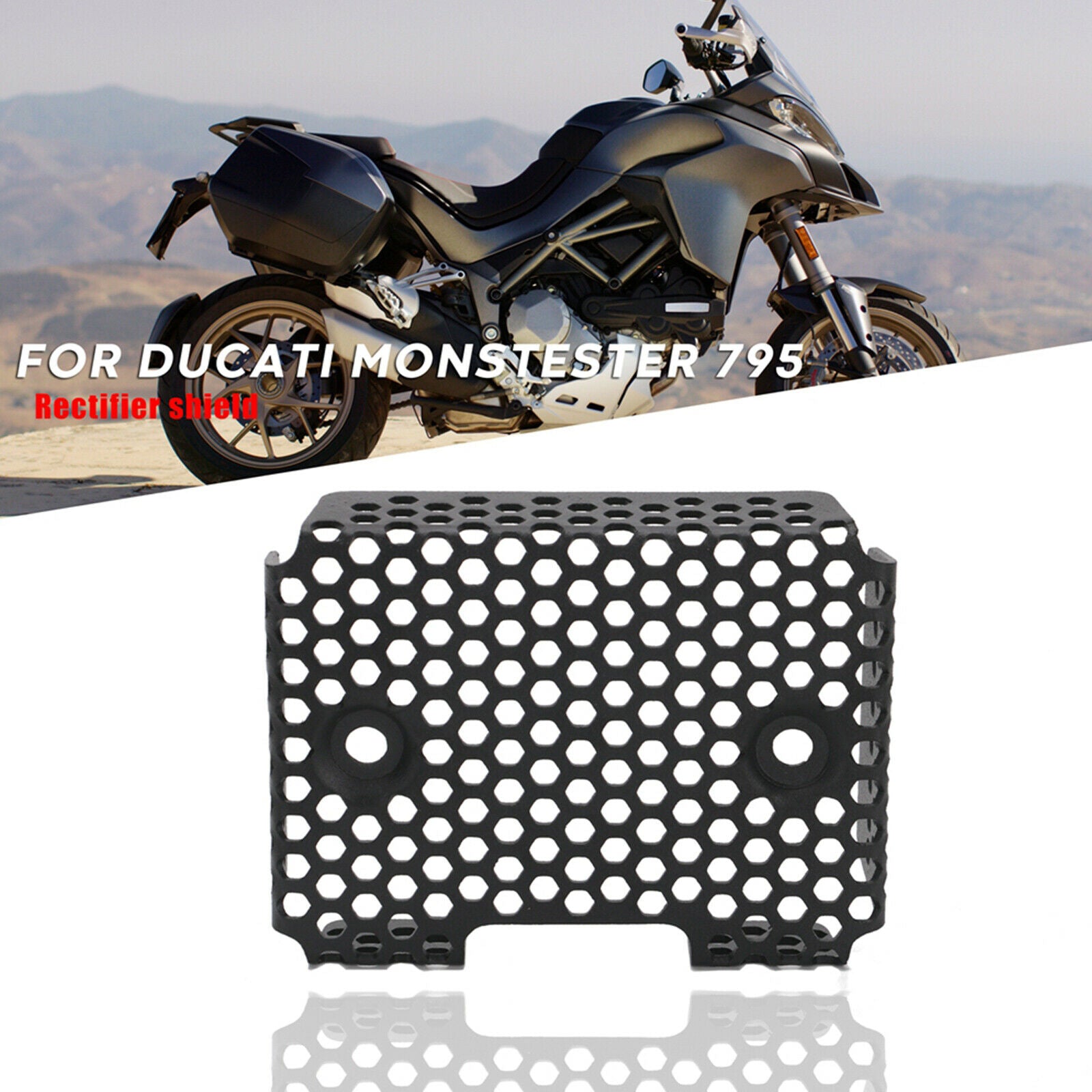 Motor Radiator Grill Guard Cover Radiator Protector Fits For Monster 797/17-21