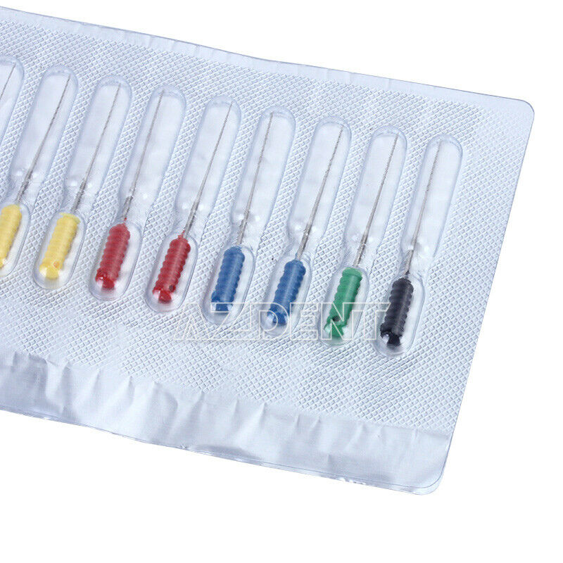 50 Box Dental Endodontic Root Canal Files Needles Assorted Barbed Broaches 25mm