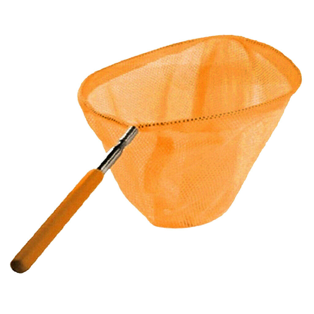 2-piece Kids Telescopic Butterfly Fishing Net Extendable Colorful Adjustable