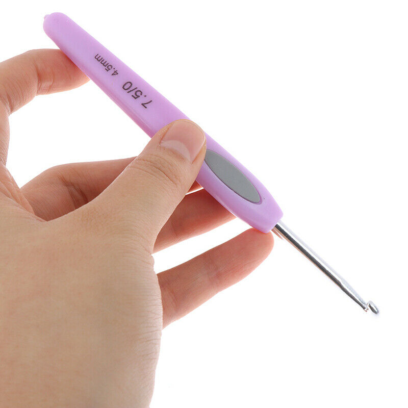 8pcs Crochet Hook Aluminum Knitting Needles Weave Craft Yarn Crochet Nee  JfJDD