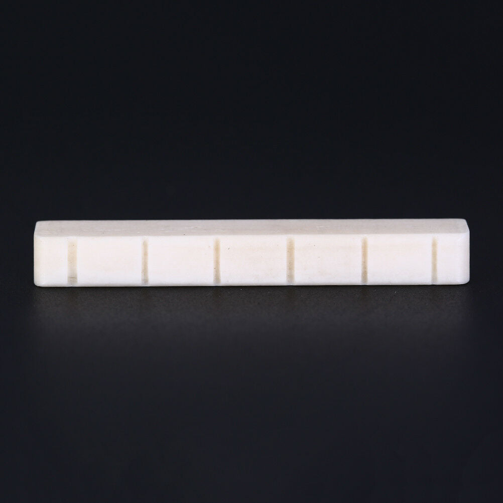 White Guitar Parts  String Classical Guitar Bone Bridge Saddle And Nut Se.l8