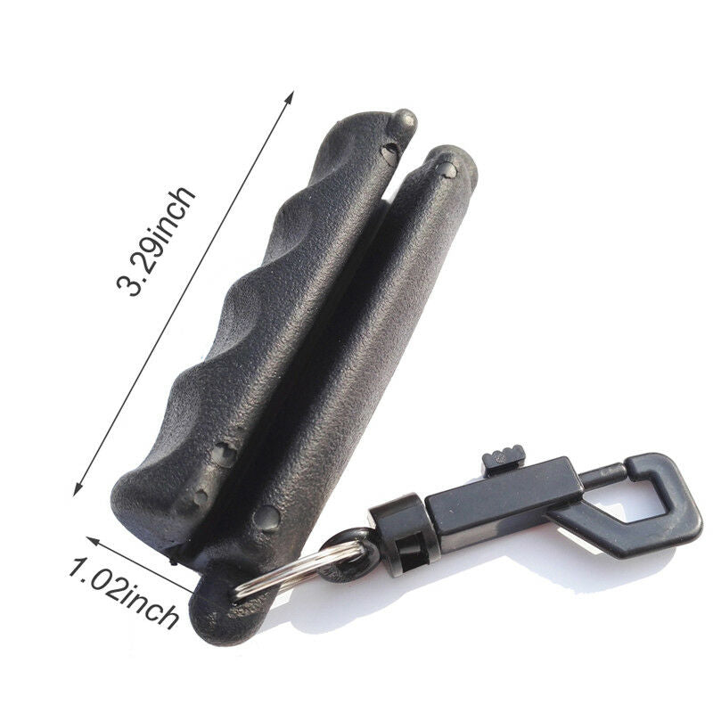 1pc Archery Arrow Puller Silicone Remover Target Bow Shooting Keychain Black