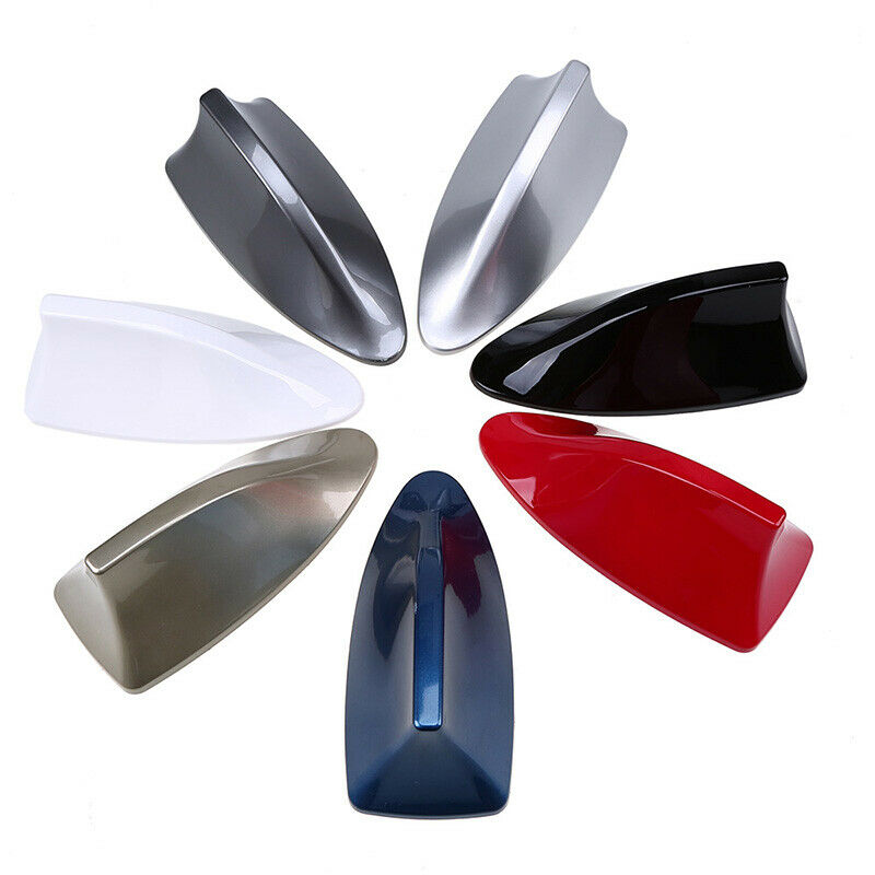 New Car Auto Roof Shark Fin Antenna Enhance Signal AM/FM Radio Aerial Universal