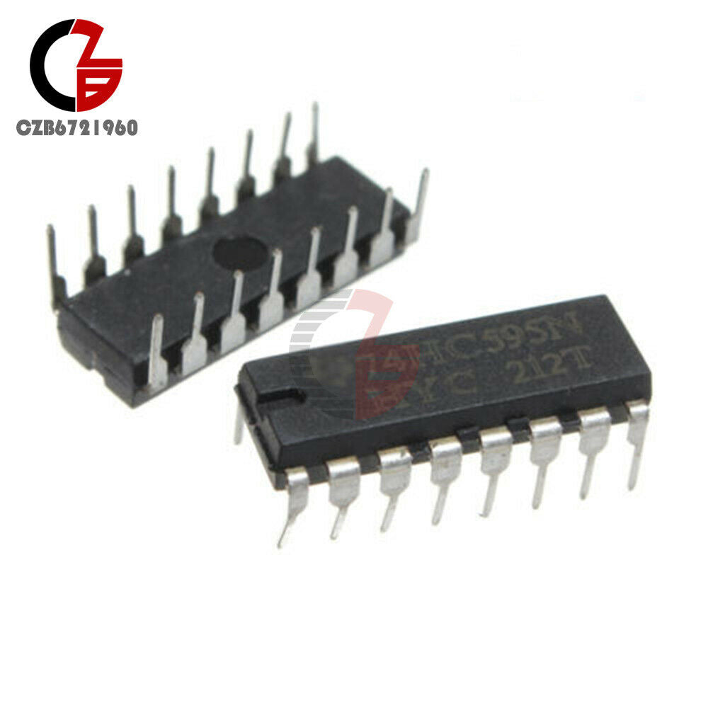 100Pcs 2.0 ~ 6.0 V SN74HC595N 74HC595 8-Bit Shift Register DIP-16 IC