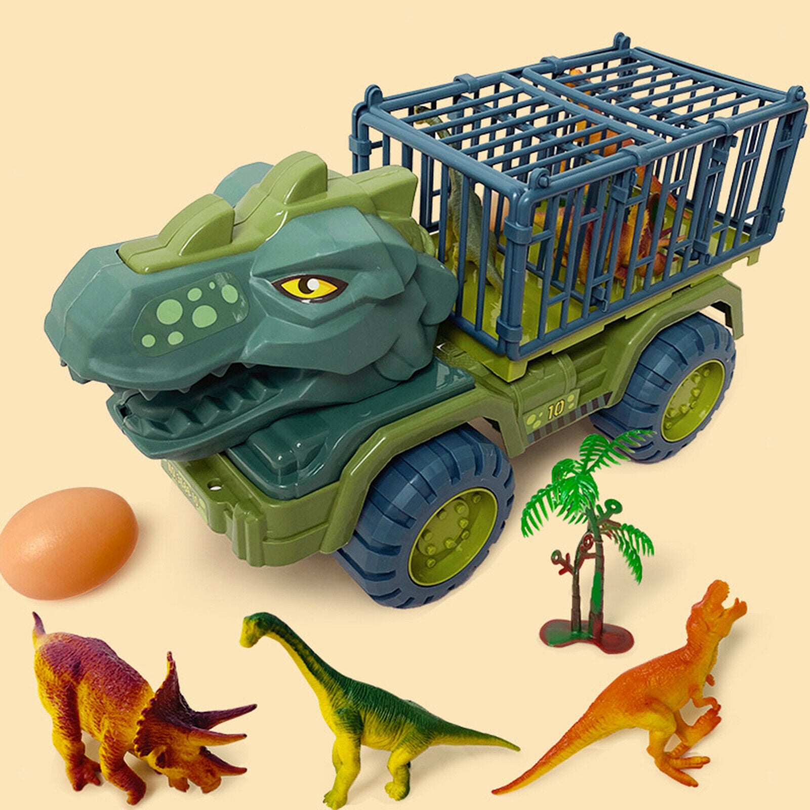 Kids Large Dinosaur Car Truck Excavator Transport Car Toys Carrier Truck Vehicle