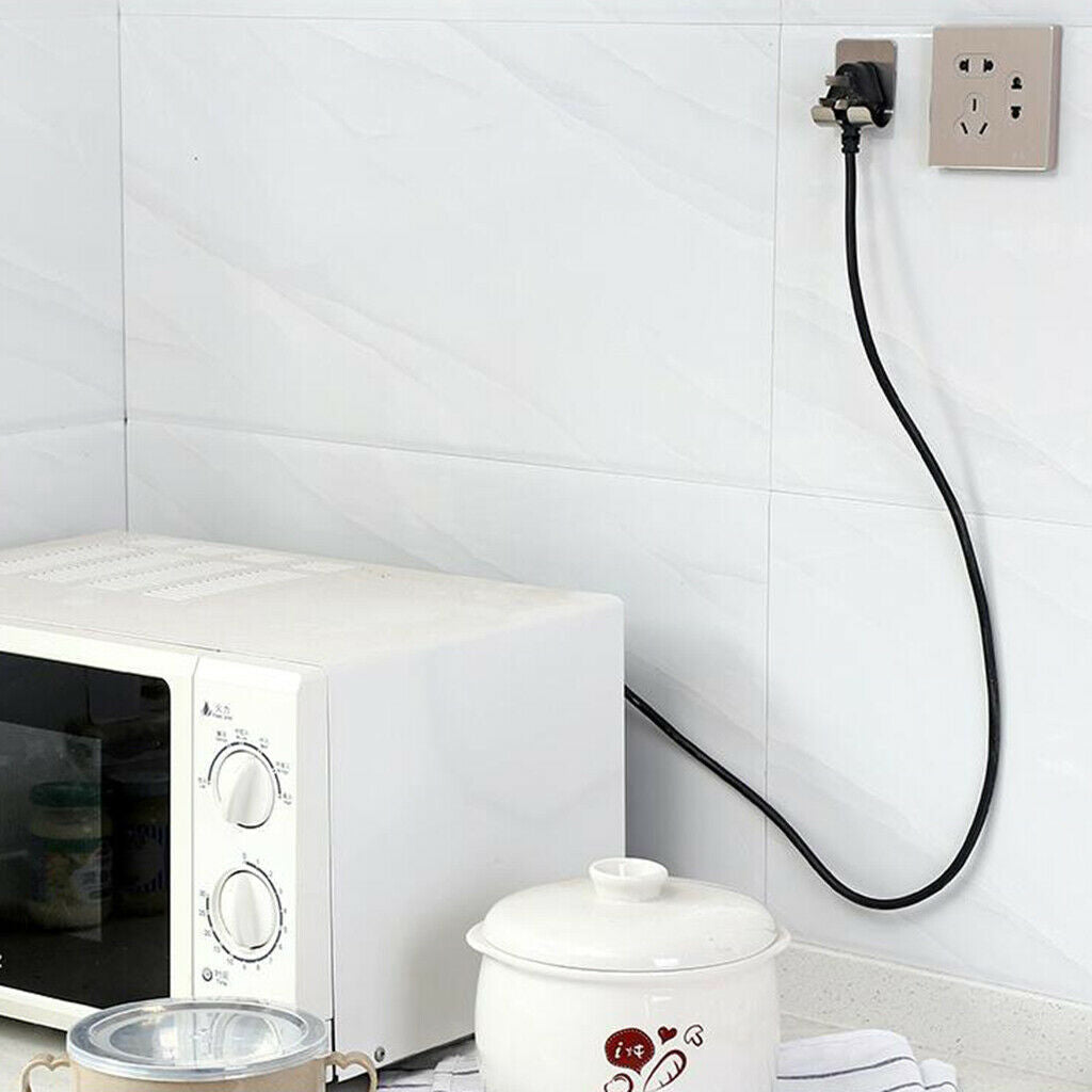 Metal Shower  Holder Plug Holder Hook Self Adhesive for Bathroom 4pcs