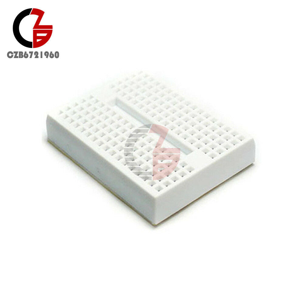 10PCS Mini White Solderless Prototype Breadboard 170 Tie-points For Arduino