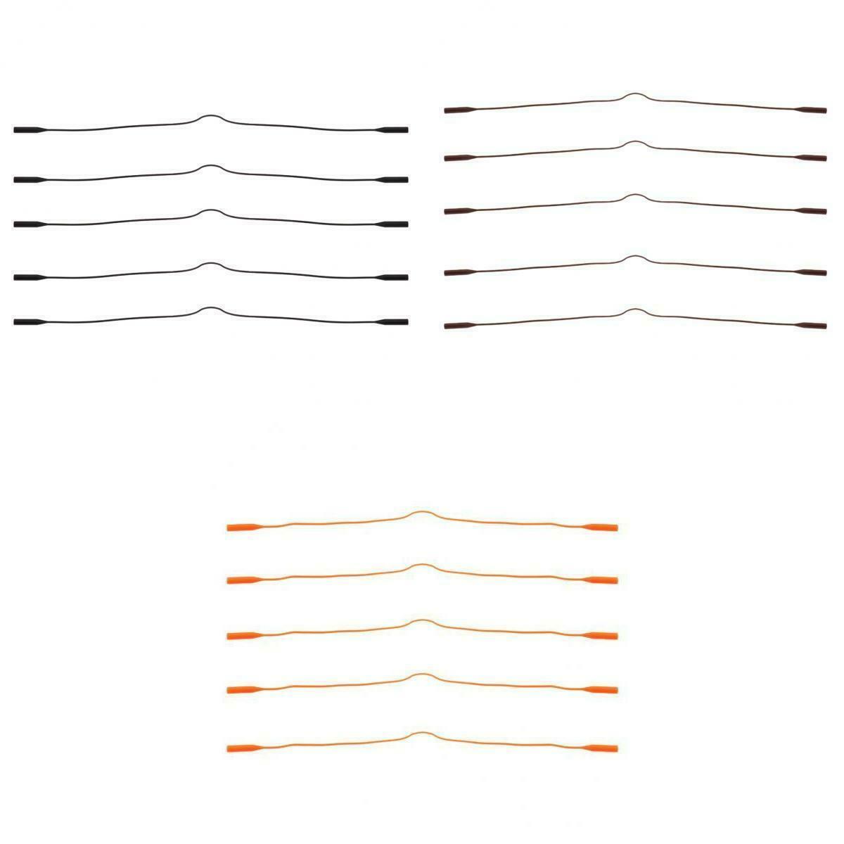 15 Pieces Silicone Eyeglass Strap Eyewear Retainers Sports Anti-slip Elastic