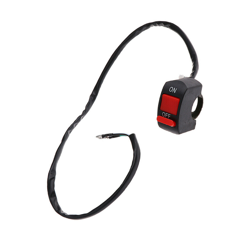 On Off Run Motorcycle Handlebar Switch 12 VOLT 22mm Spot Fog