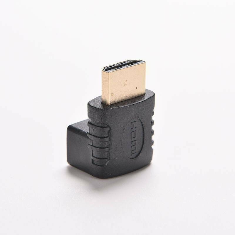 2pcs 90 DEGREE RIGHT ANGLE / 270 HDMI 4K CABLE ADAPTER Female to Male CONNECTOR