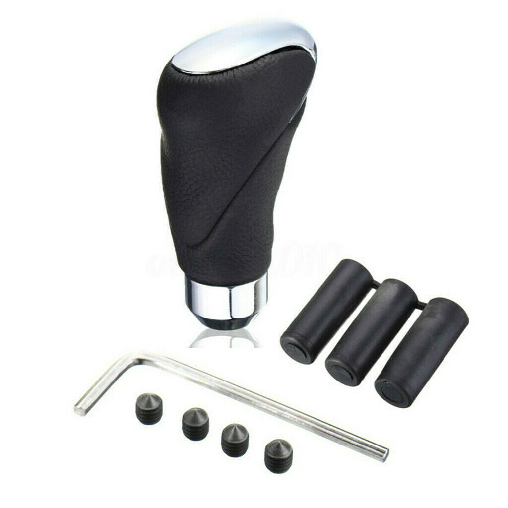 Universal Auto Accessories Gear Shift Knob Shifter Adapter Durable Black