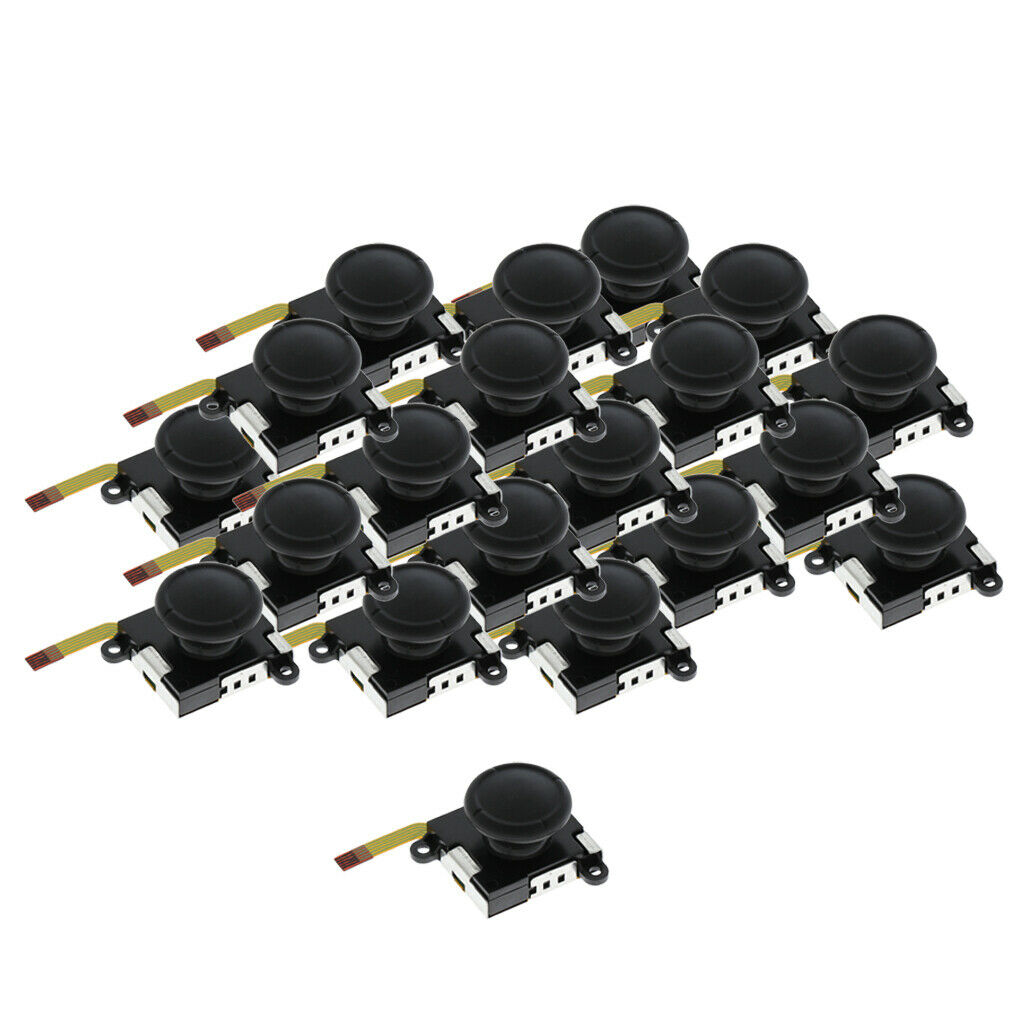 20 Pieces L/R Analog Joystick Rocker for Nintendo Switch NS Joy-Con Joypad