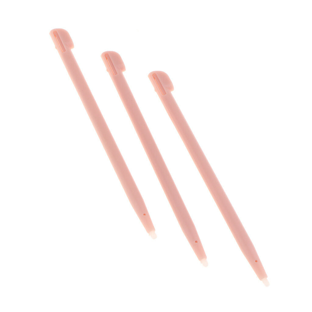 6 Packs Slot in Touch Stylus Pen Set for   2DS Video Game Pink+Blue