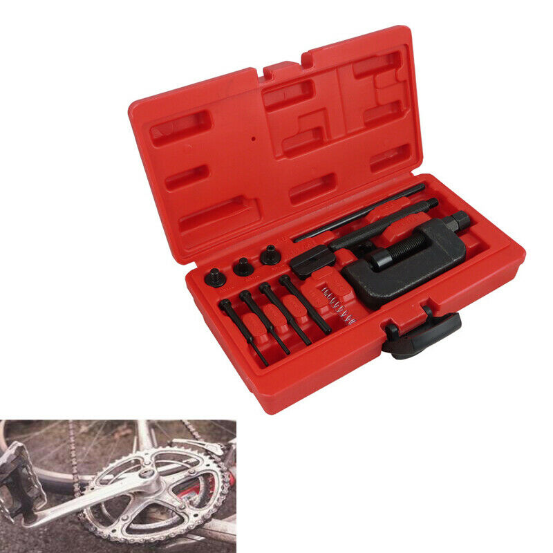 ATV/Bike/Motorcycle Chain Cutter Breaker Riveting Rivet Tool Set 420-630 Chain
