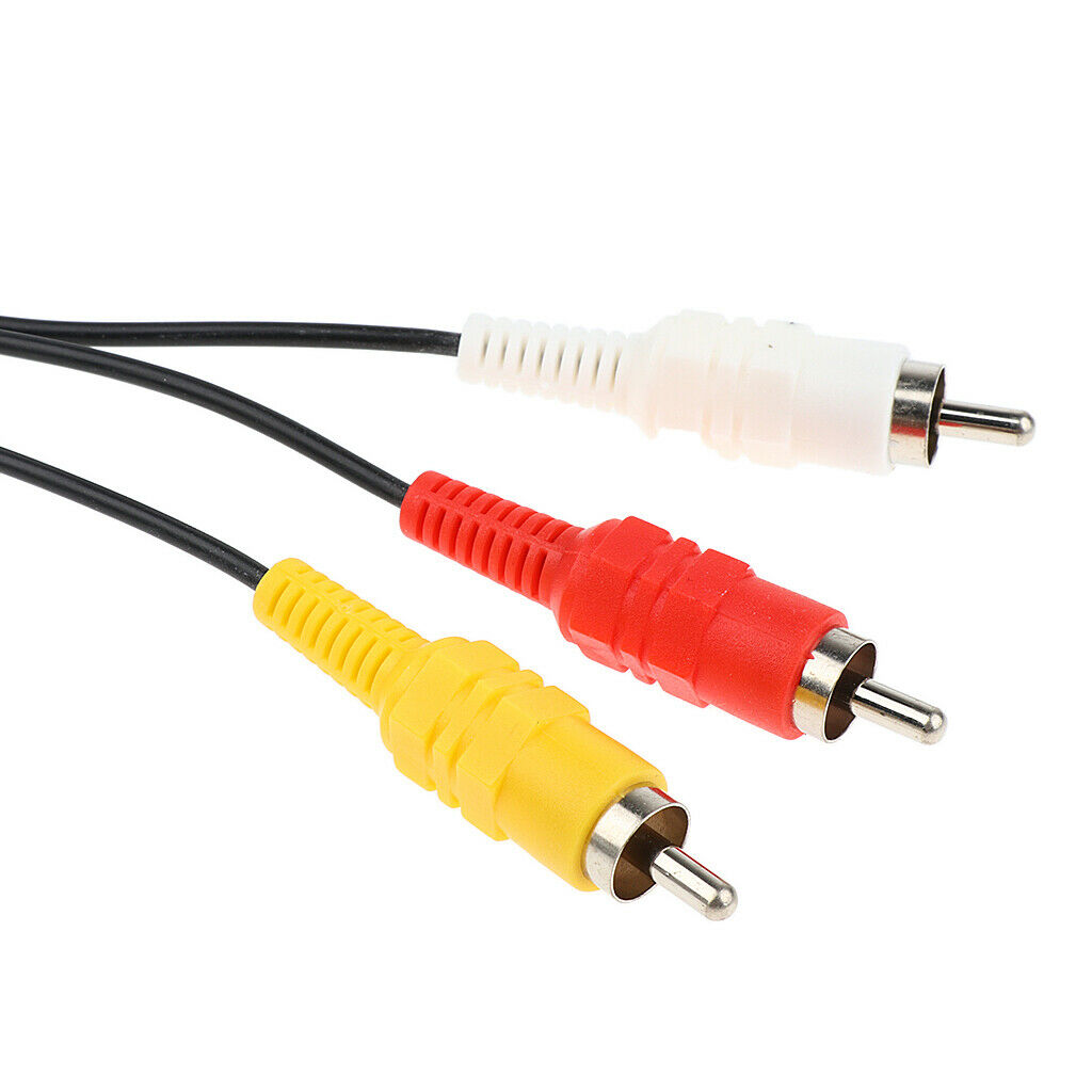 Audio Video Stereo Cable for Sega   Console AV Composite Cord 1.8m RCA