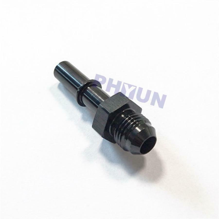 1PC -6AN AN6 Quick Connect Straight Fuel Adapter Fitting To 3/8 Male Aluminum