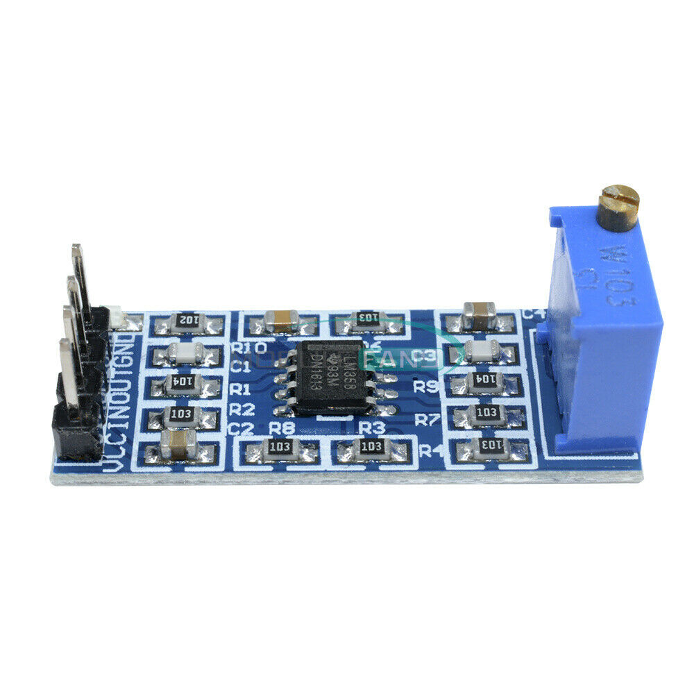 2PCS 100 times LM358 gain Signal amplification amplifier Operational Module