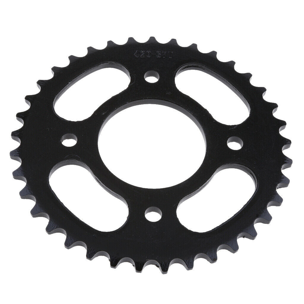 37T Teeth 420 Rear Back Chain Sprocket Cog for 110 125 140cc Pit Dirt Bike