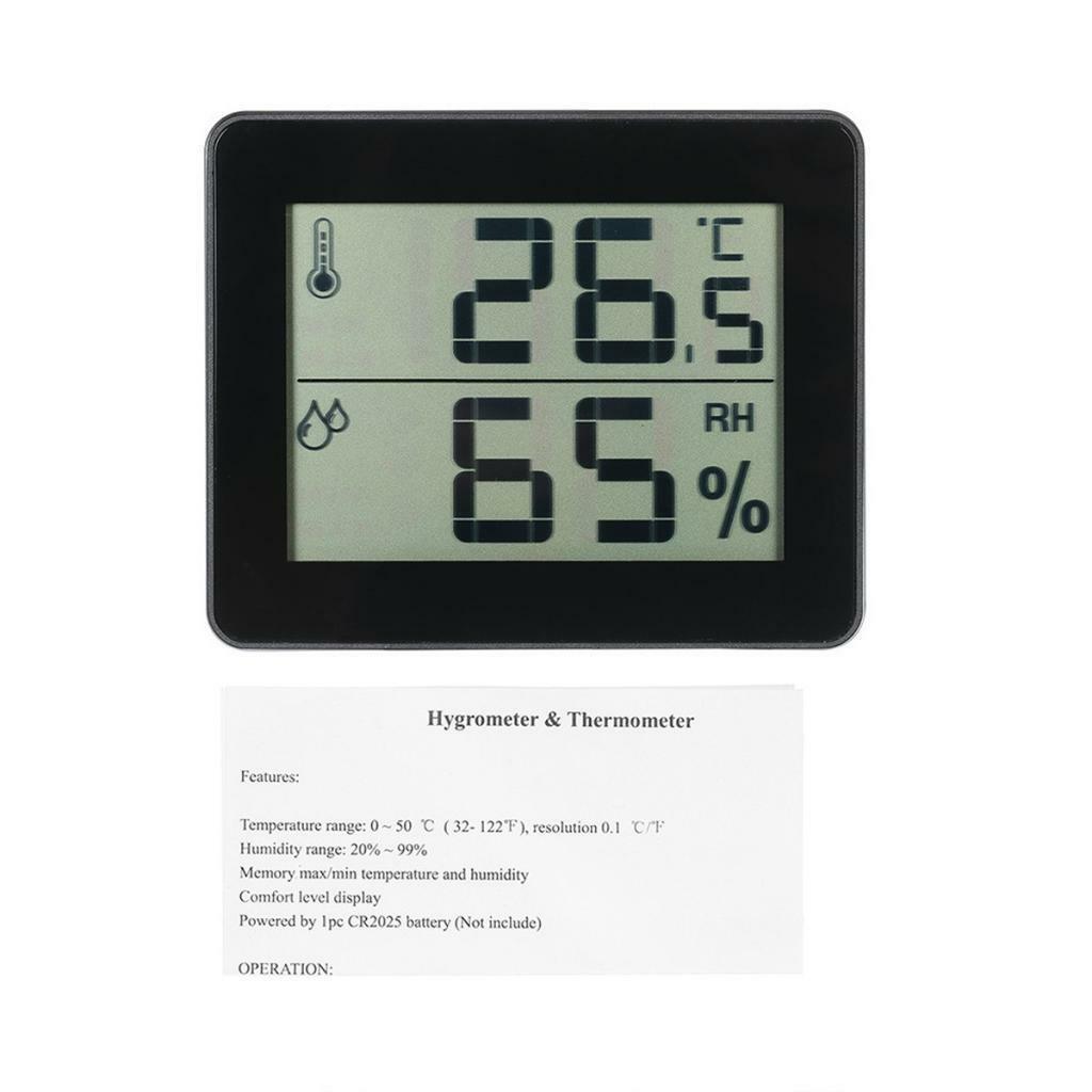 Household Indoor Digital Weather Humidity Meter  -Hygrometer Large LCD