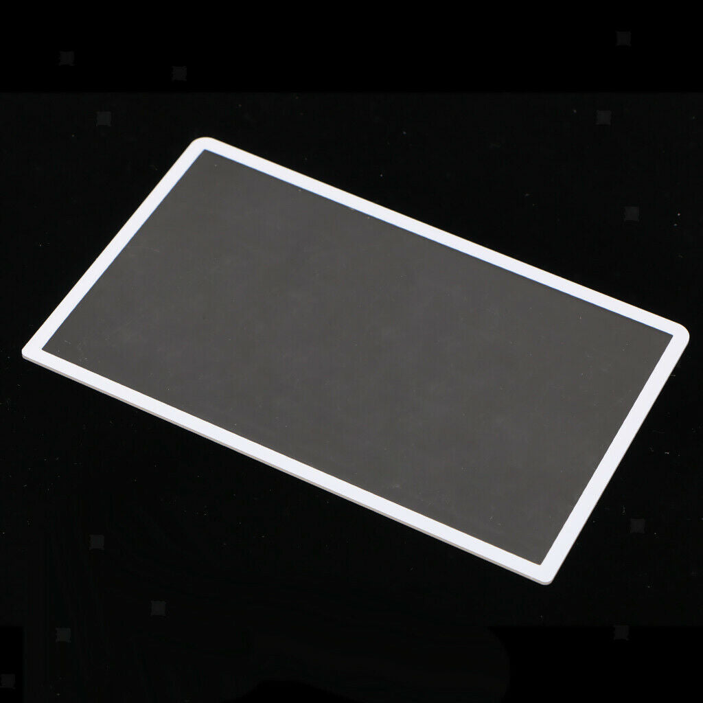 Top Screen Protector LCD Cover Lens Replacement For Nintendo 3DS XL LL White