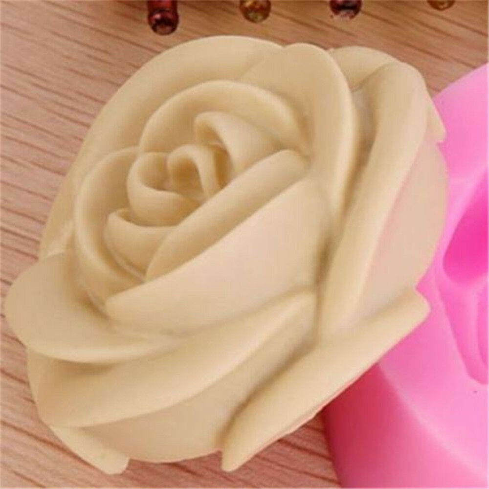 Mini Rose Flower DIY Fondant Cake Chocolate Sugarcraft Mold Cutter Silicone Tool