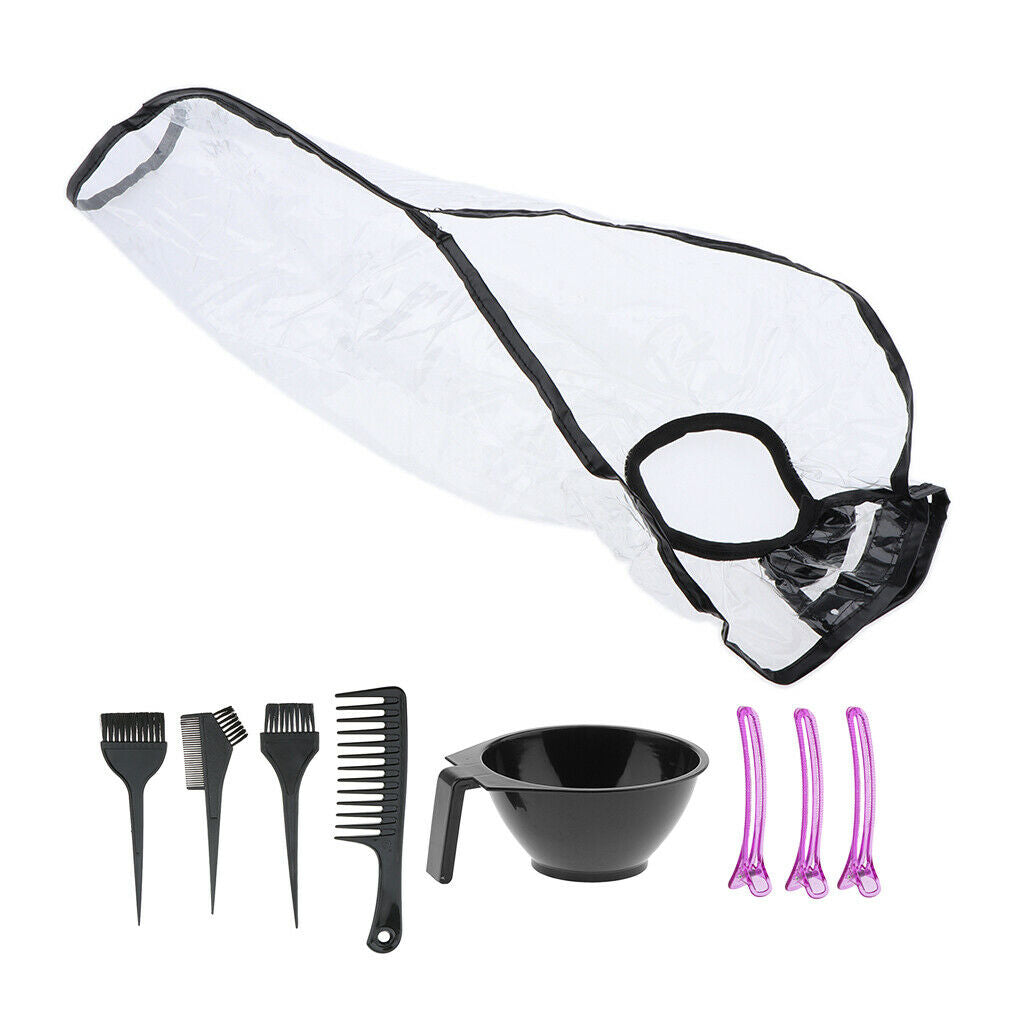 DIY Hair Color Set Washing Hair Funnel Dye Bowl Brush Comb Hair Clips Kits